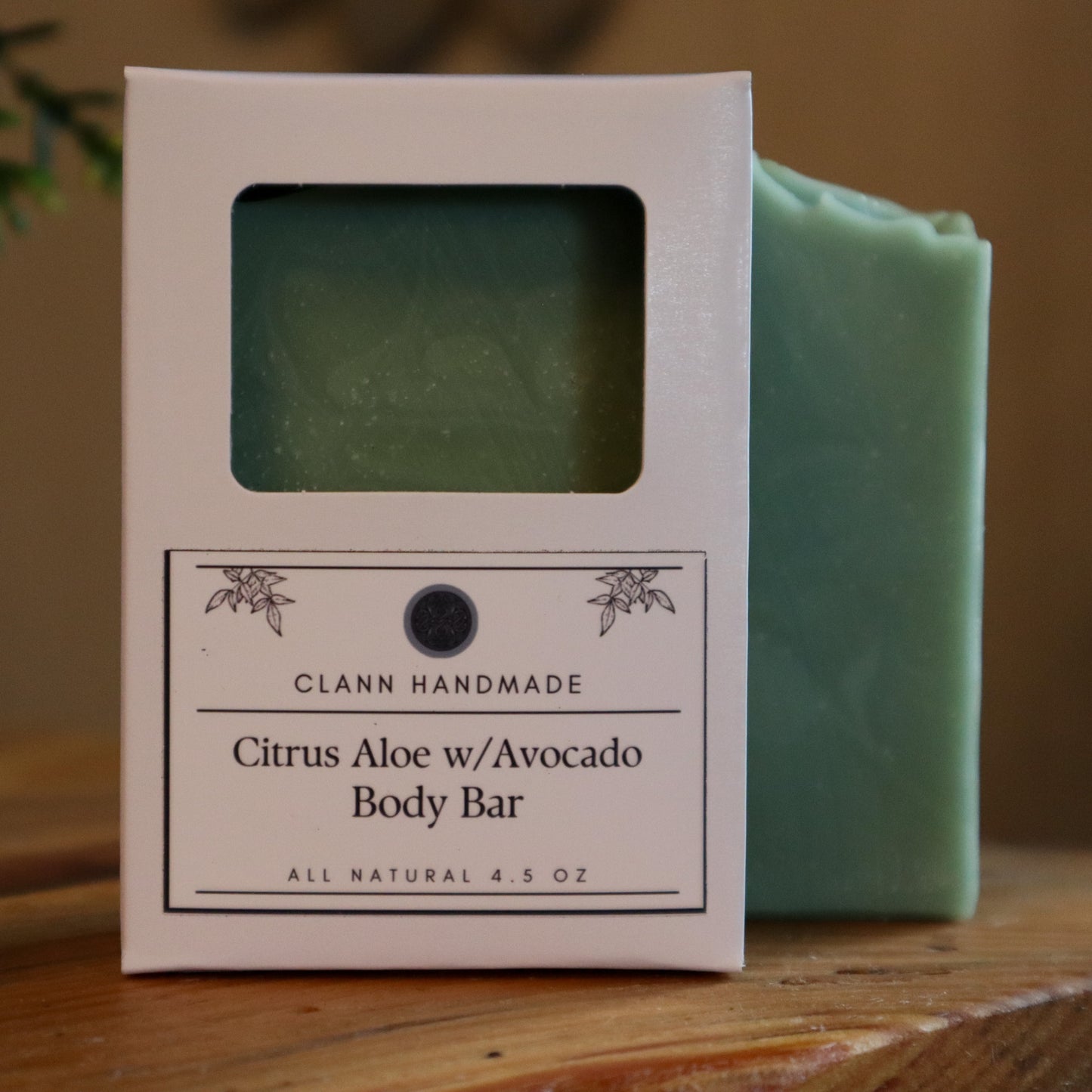 Cool Citrus Herb w/Aloe & Avocado Body Bar