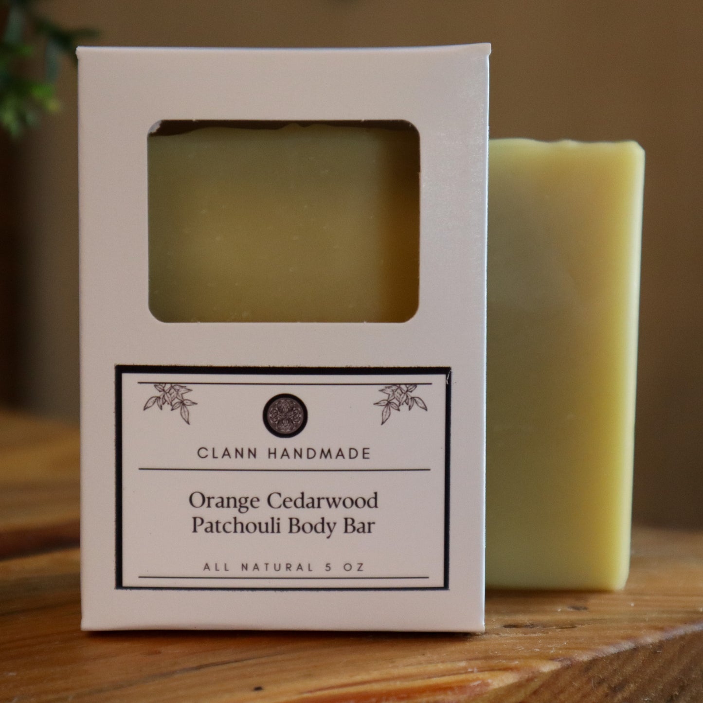 Orange Cedarwood Patchouli w/Hemp Body Bar