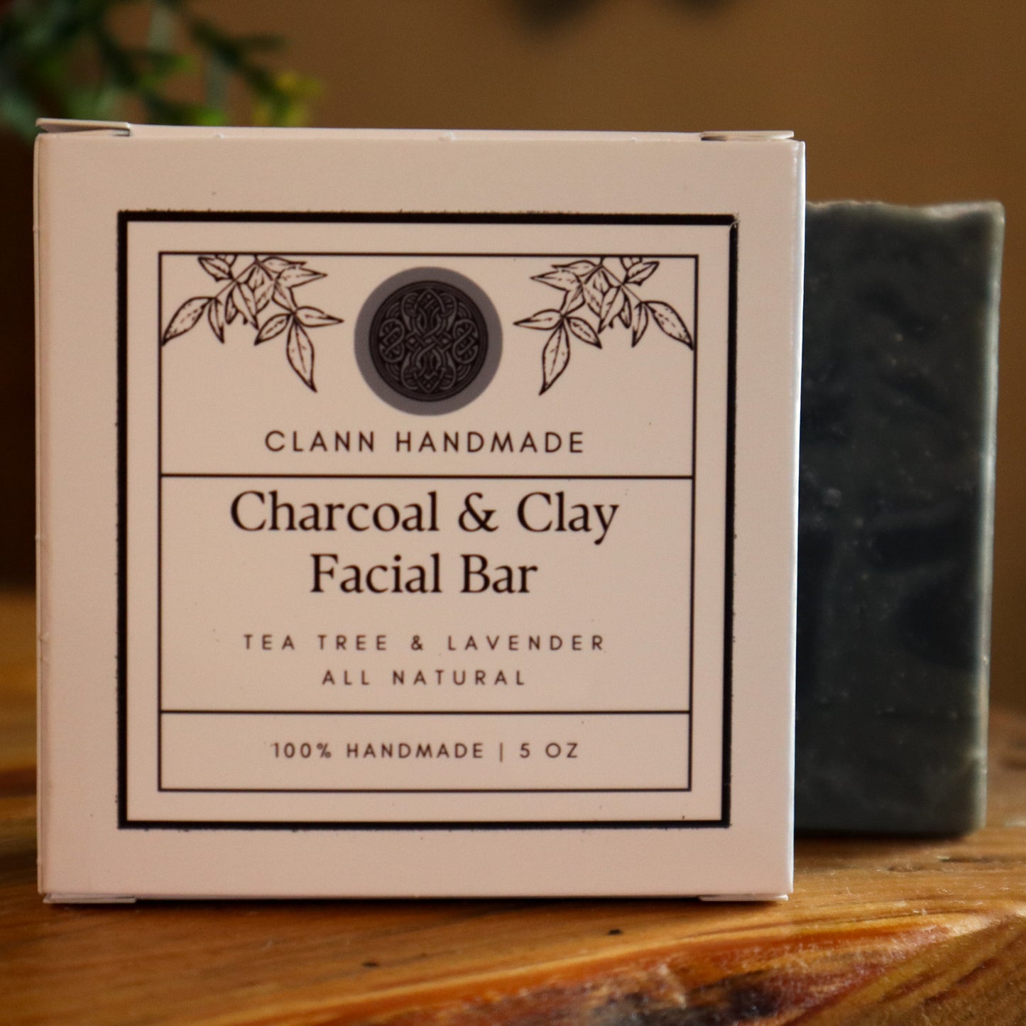 Charcoal w/Bentonite Clay Facial Bar