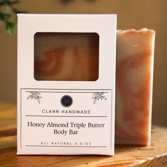 Honey Almond Triple Butter w/Cream Body Bar