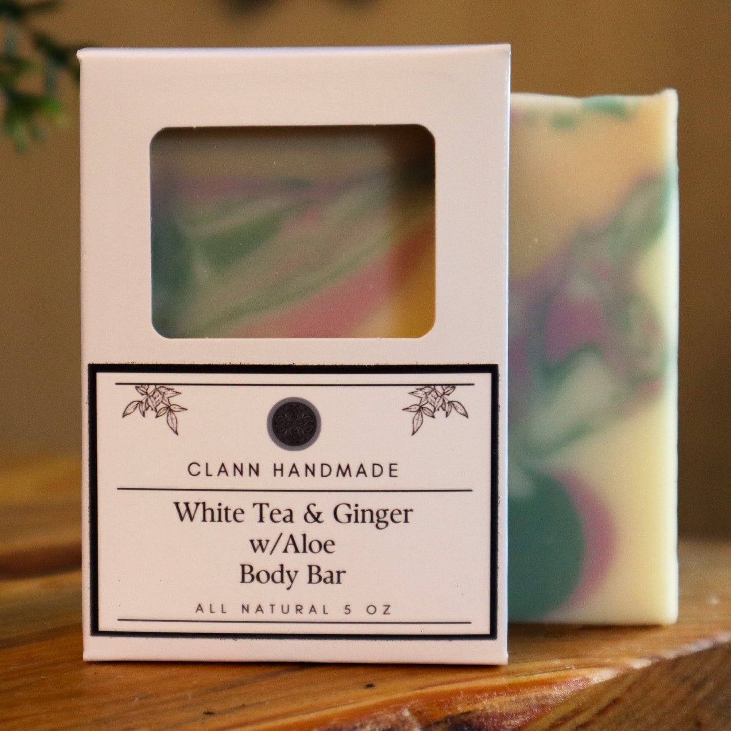 White Tea & Ginger w/Aloe Body Bar