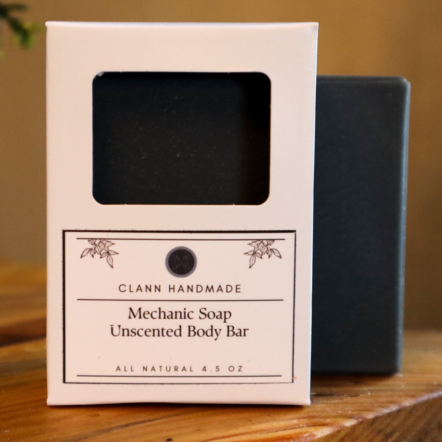 Men's Mechanic Soap Activated Charcoal w/Pumice - Unscented Body Bar